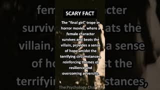 The Final Girl Trope in Horror Movies...#psychology #fact #scary