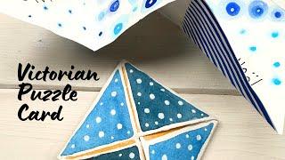 Create This Magical Victorian Puzzle Card with Watercolors