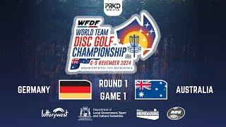 World Team Disc Golf Championships 2024 • GER V AUS • Round 1 Game 1