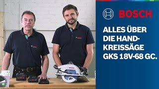 Alles über die Bosch Professional GKS 18V-68 GC BITURBO Brushless Handkreissäge