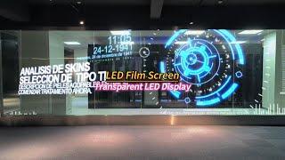 LED Transparent Film Screen & Glass LED Screen【LCF】