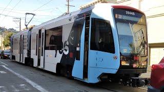 SF Muni 2018 Siemens S200 LRV4 #2044 on Route J Church