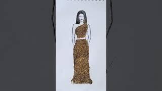 dress design!! #art #artist #drawing #dress #shorts #design #2023