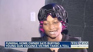 Funeral home owner feels toll of burying young gun violence victims