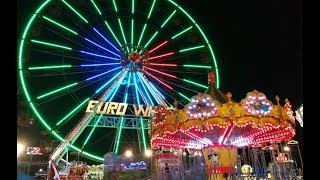 Amusement Park - Theme Park & Carnival FunFair Rides, Ferris Wheel, Carousel