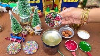 Miniature Donuts Recipe l Christmas Special Donuts l Soft & Fluffy Donuts l Miniature Cooking l