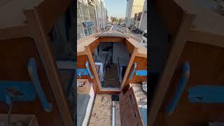 Маленькая яхта для дальних походов #boat #катер