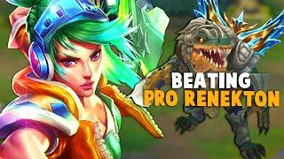 Beating Renekton Pro Player in The Top Lane