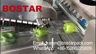 Color pepper automatic horizontal packaging machine Qingdao BOSTAR BOSS590