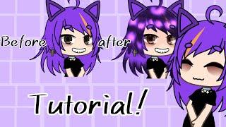 《 Tutorial on edit gacha life Oc in ibis paint X! 》