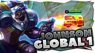 JOHNSON GLOBAL 1 ? | ASFALT ISLANDI ÇILGINLIK MODU JOHNSON SÜPER BİRŞEY | Mobile Legends