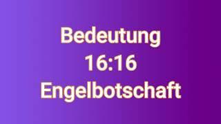 Kennst du die wahre Bedeutung von 1616? Engelbotschaft