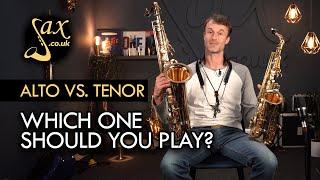 Alto Saxophone Vs. Tenor Saxophone