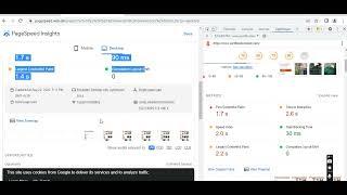Using Chrome Lighthouse and PageSpeed Insights