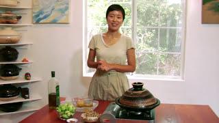 Brussels Sprouts & "Yuba" Tofu Skin in Miso Sauce   Japanese & Donabe Cooking