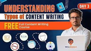 Types of Content Writing | Free Content Writing Course | Full Tutorial |