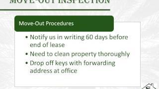 Move Out Procedures