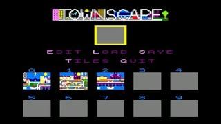 Townscape - Amstrad CPC - Short gameplay