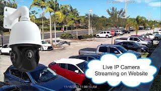 Live IP Camera Streaming to Website