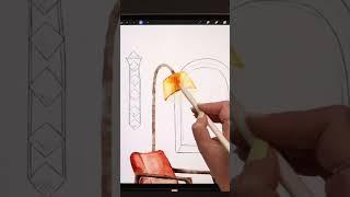 Создаем интерьер в Procreate