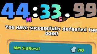 Beating raid as fast as possible!!
