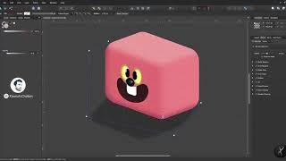 how to create isometric shape and character tutorial in affinity designer