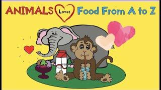 Animals Love Food From A to Z ( Pink Thumb Learning Series Book)