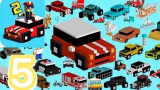 Smashy Road Wanted 2 - All the Different Cars Gameplay Walkthrough Part 5 IOS.Android Mobile Games.