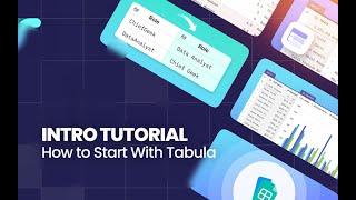 Intro Tutorial: How to Start With Tabula