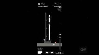 Cool launch pad for Falcon 9 in SFS 1.5.2.5 #shorts