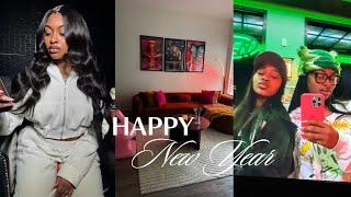 HAPPY NEW YEAR | cleaning my crib + getting my hair done + spending time w/ the girls + po box + etc