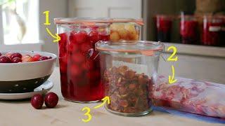 The BEST ways to preserve cherries  3 easy methods!