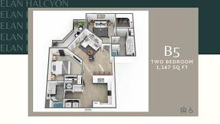 Elan Halcyon | B5 - 1167 SQ. FT Apartment Home