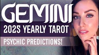 GEMINI 2025 TAROT READING | "A LIFE CHANGING YEAR! THE SUN SHINES IT'S POSITIVE LIGHT ON YOU!"