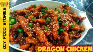 Dragon Chicken || Restaurant style Chinese Dragon Chicken Recipe by DIY Food stories