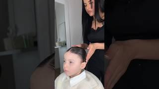 I take care of my daughter im amazed #hair #asmr #hairstyle #enfants #placage