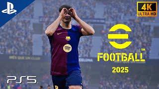 eFootball 2025 | Barcelona vs. Milan - PS5 [4K Ultra HD] Gameplay