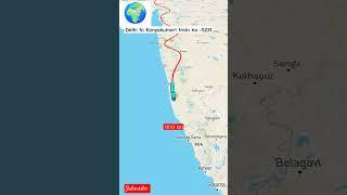 Train from New Delhi to Kanyakumari #viral #ytshorts #india #shortsfeed #travel #train#irctc