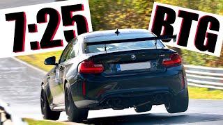 7:25 BTG - BMW M2 370HP !! NÜRBURGRING TRACKDAY 24.10.22