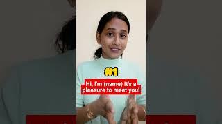 Job Interview Introduction In English (Tamil - English)