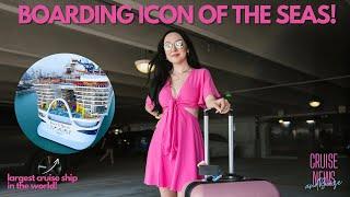 Icon of the Seas: Boarding The Worlds Largest Cruise Ship Vlog!