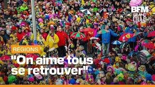 Carnaval de Dunkerque: les carnavaleux se réunissent dans la bonne humeur