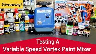 Testing A Variable Speed Vortex Hobby Paint Mixer - Plus Giveaway - Four E's Mixer