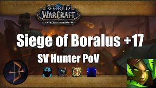 +17 Siege of Boralus Survival Hunter PoV