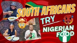 Young South Africans Try Nigerian Food