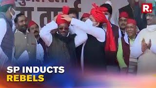 U.P Elections: SP Maurya, Dharam Singh & Other Turncoats Join Samajwadi Party After Quitting BJP