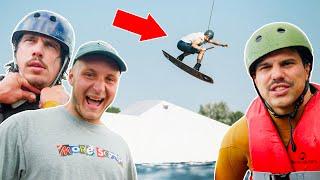 Becoming a WAKEBOARD PRO in 2 Hours ft. Victor Salmon *Heavy Slam*