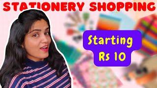 Super Cute STATIONERY HAUL Starting Rs 10 Only | Items You Can't Miss | PaintellectualPriyA