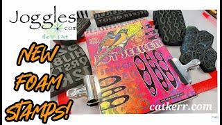 Watch Cat Kerr Create With Her New Release Of Foam Stamps by Joggles.com