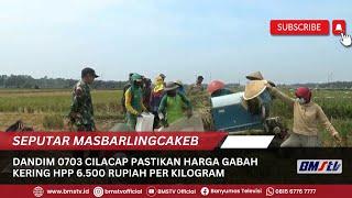 DANDIM 0703 CILACAP PASTIKAN HARGA GABAH KERING HPP 6 500 RUPIAH PER KILOGRAM